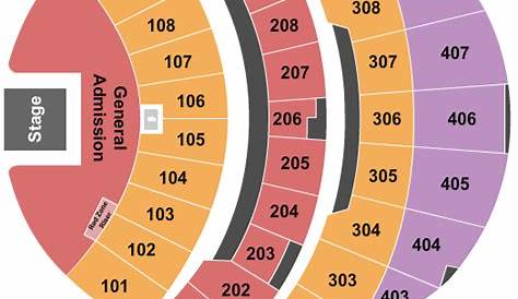 MSG Sphere - Las Vegas, End Stage GA Seating Chart | Star Tickets