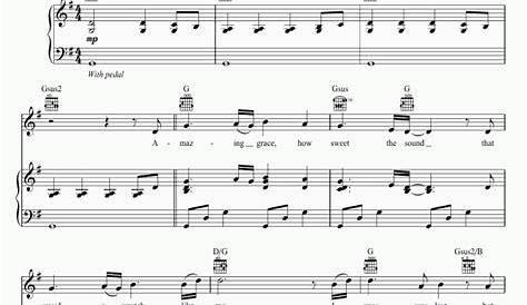 Amazing Grace Piano Sheet Music | OnlinePianist
