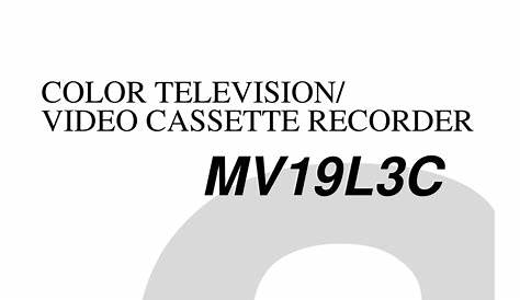 TOSHIBA MV19L3C SERVICE MANUAL Pdf Download | ManualsLib
