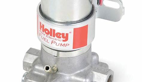 holley red fuel pump pressure adjustment
