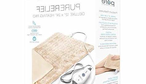 pure enrichment heating pad manual