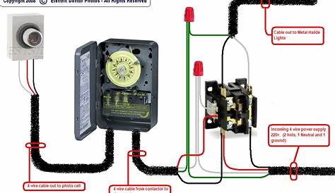 Lighting Contactor Wiring Diagram with Photocell | Electrical