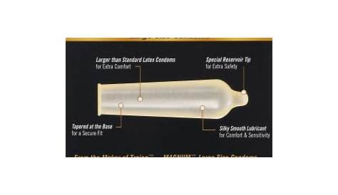 Trojan Magnum Lubricated Large Size Latex Condoms, 12 ct - Ralphs