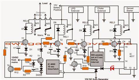 transfer switch circuit diagram