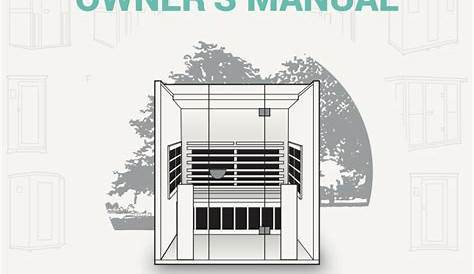 owners manual for the portable sauna