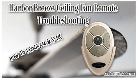How To Program Remote For Harbor Breeze Ceiling Fan | Americanwarmoms.org