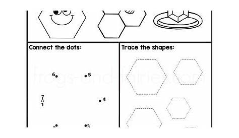 making 2d shapes worksheet kindergarten