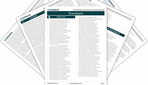 Thanatopsis Poem Summary and Analysis | LitCharts