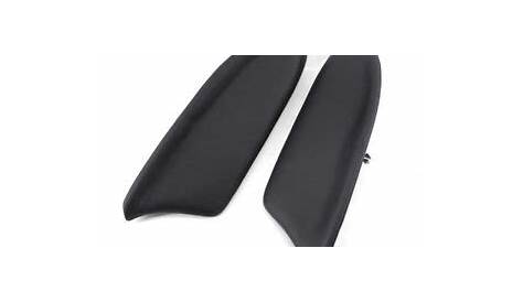 2x Door Panel Armrest Leather fit for Honda Accord 2008-2012 Black