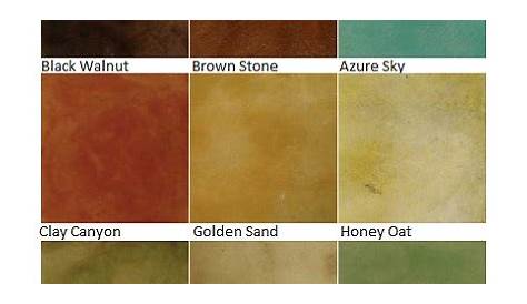 ppg stain color chart
