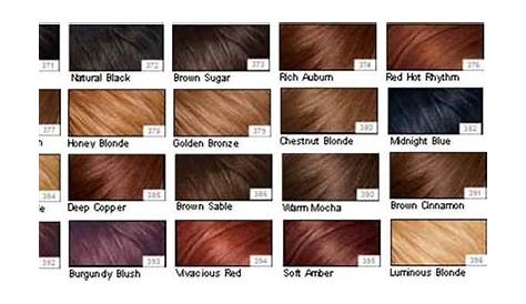 loreal brown hair color chart