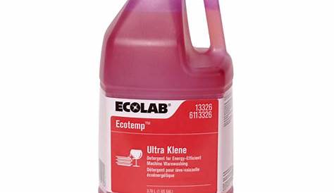 Ecolab 13326 / 6113326 Ecotemp Ultra Klene – Detergent for Energy