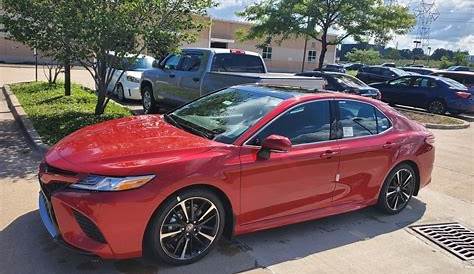 2020 Supersonic Red Toyota Camry XSE AWD #138801609 | GTCarLot.com