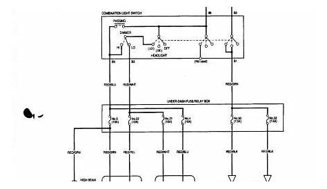 high beam low beam wiring diagram