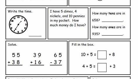 2nd Grade Math Worksheets to Print | Learning Printable