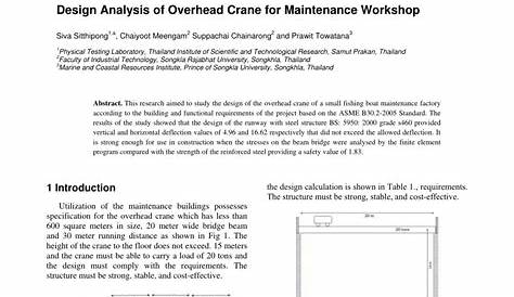 eot crane design calculation pdf