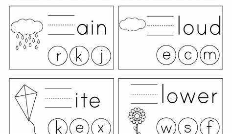 spring writing kindergarten worksheet