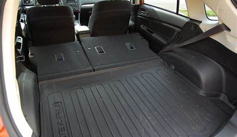 2014 Subaru XV Crosstrek Seats Folded Cargo Space - Motoring Rumpus
