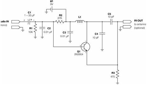 2n3904 2km fm transmitter circuit diagram