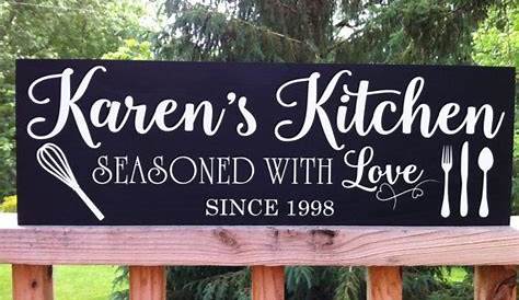 signs for the kitchen