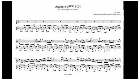 BWV 1013 ALTO RECORDER PDF
