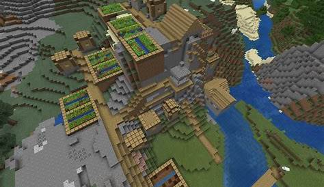 Minecraft PE Mountain Village - Minecraft Seed HQ