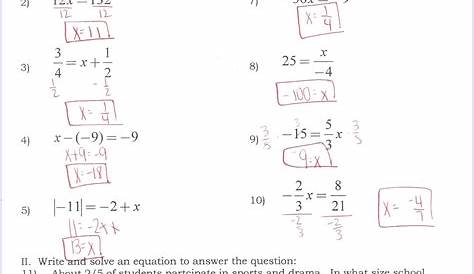 quadratic equations worksheets with answers