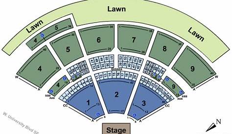 Isleta Amphitheater Seating Chart | Isleta Amphitheater | Albuquerque