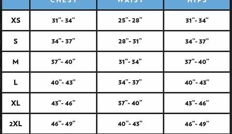 Size Charts — Gale Force Twins