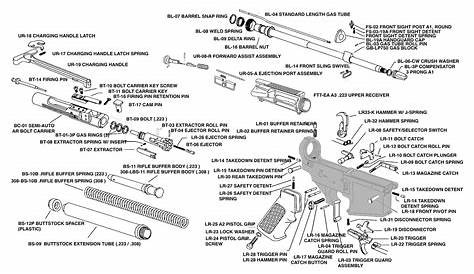ar-15 schematic parts list