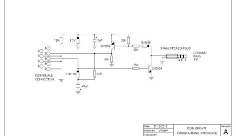 icom programming cable schematic