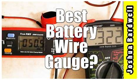 auto battery wire gauge
