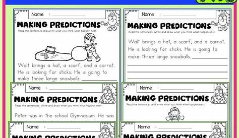 Free Making Predictions | Making predictions, 2nd grade worksheets