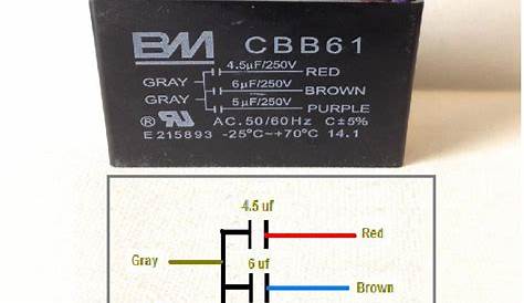 2 wire capacitor wiring diagram