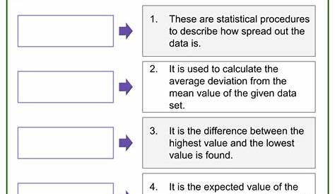 measures of variation worksheet with answers