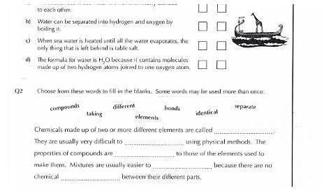 Elements, Mixtures, Compounds Worksheet.pdf - DAAScience10
