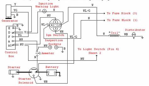battery warning light circuit diagram