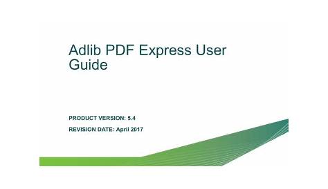 adlib express web services user guide