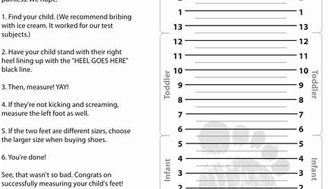 30 Foot Measurement Chart Printable | Example Document Template