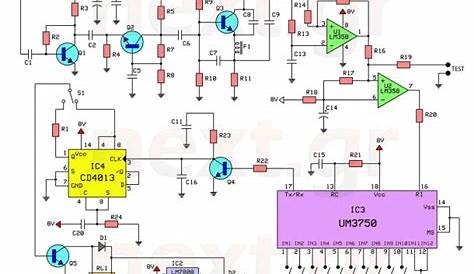 Rf Remote Control Switch Circuit Diagram | Remote control, Circuit