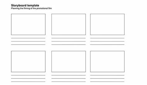 storyboard pdf template