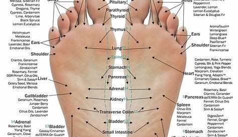 inner foot pain chart