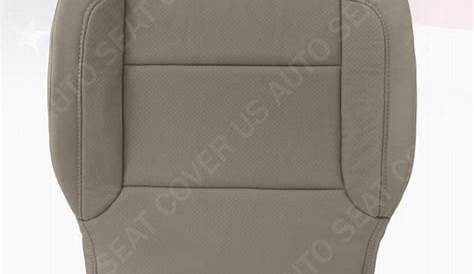 2015 to 2018 GMC Yukon Driver Bottom Perforated Leather Seat Cover Tan