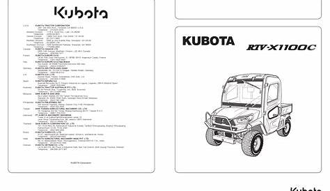 Kubota Rtv X900 Service Manual