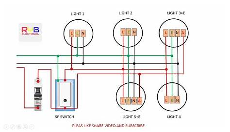 emergency light schematic diagram