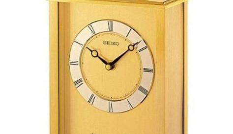 Seiko Carriage Clock Westminster and Whittington Chime QHJ201G