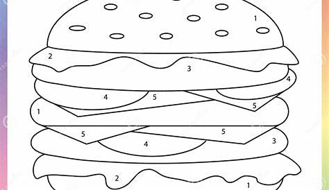 Coloring With Numbers Worksheets Pdf - Free Coloring Page