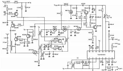circuit diagram of am radio receiver