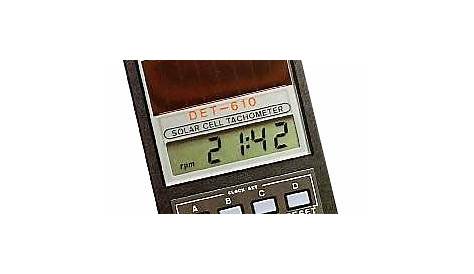 DET-610 Tachometer by N P Electronics, DET-610 Tachometer from Pune