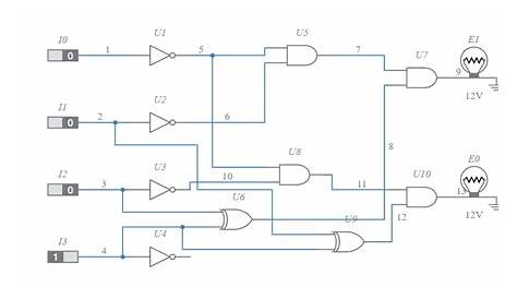 4 to 2 encoder circuit diagram